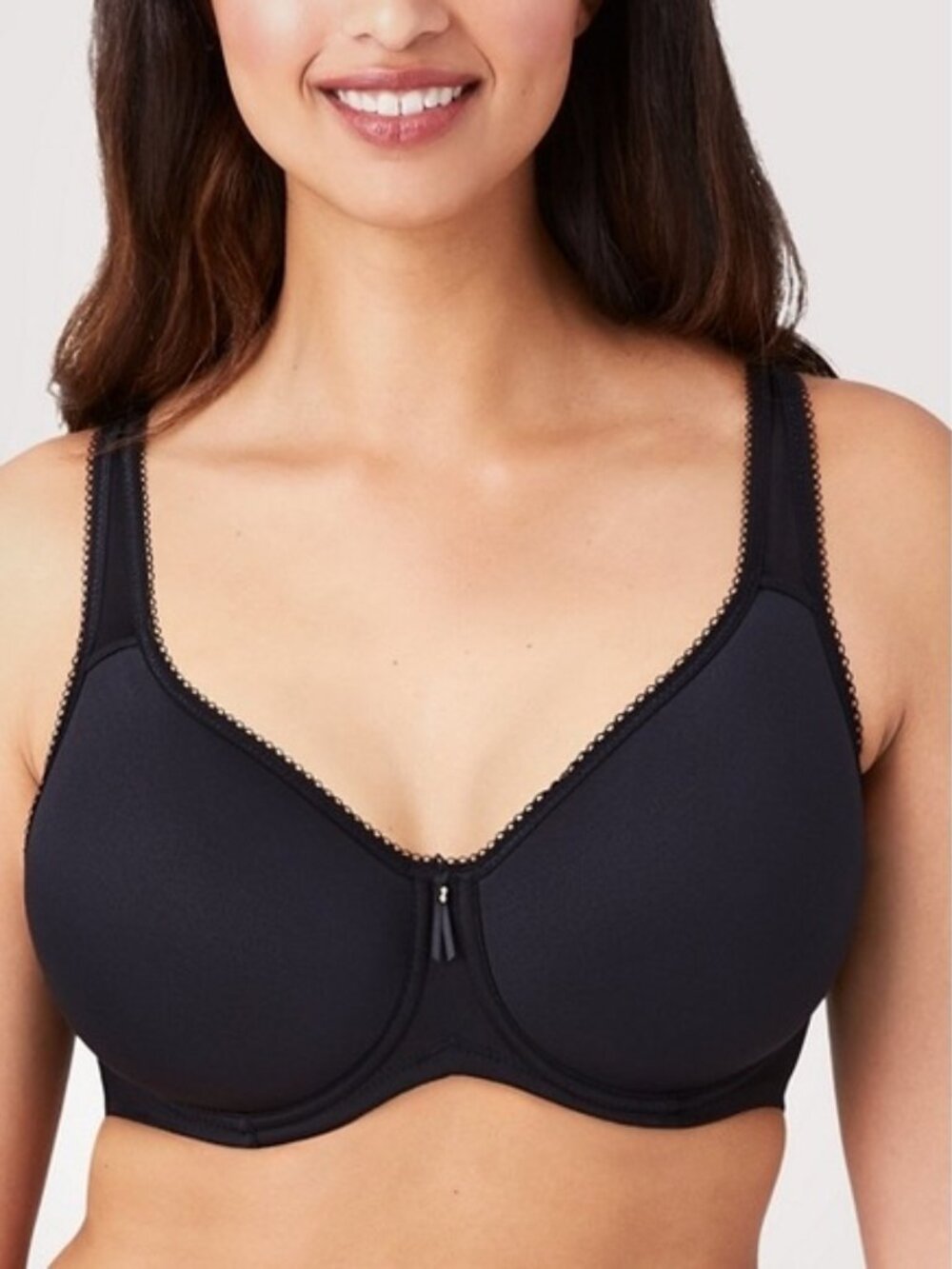 Wacoal Basic Beauty Spacer Underwire T-Shirt Bra Woman 46DDD Black NEW 853192